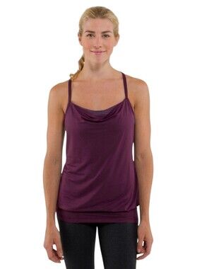 #05 Med Lululemon C.Y.B TankPlum P2p16 L24